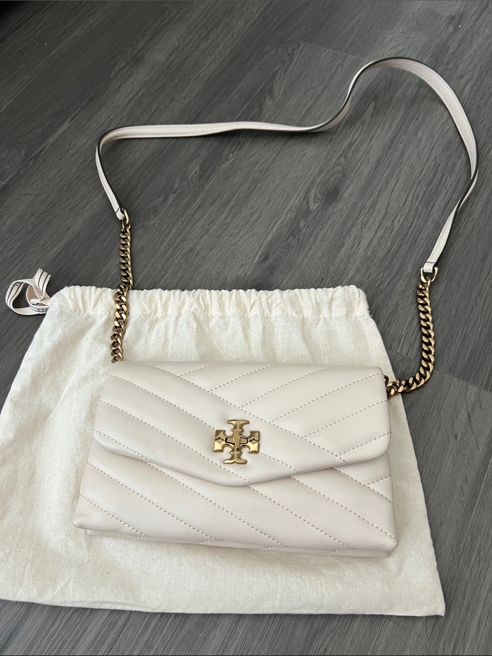 Tory Burch Quilted Crossbody with Duster Bag
